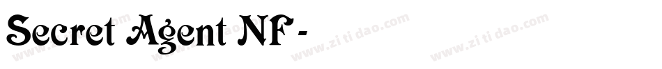 Secret Agent NF字体转换